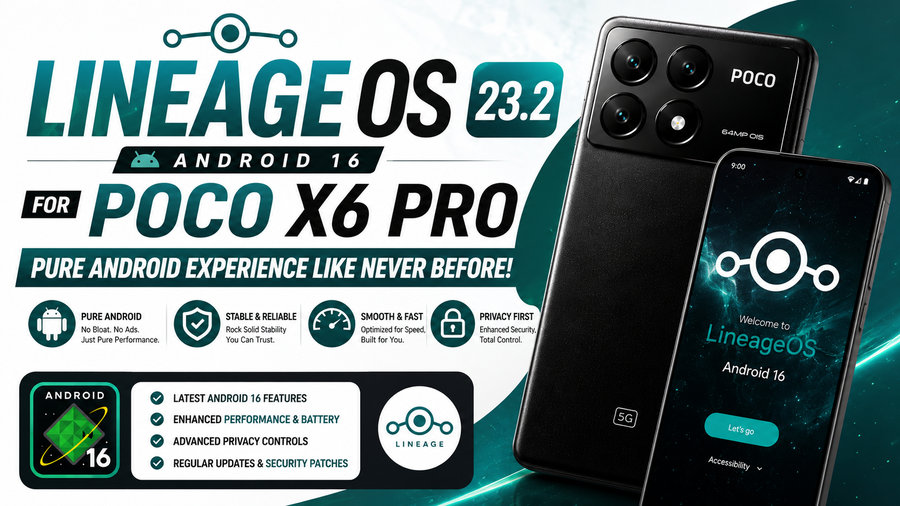 LineageOS 23.2 for Poco X6 Pro 5G